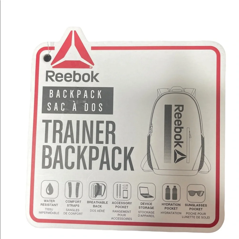 Reebok Trainer Backpack NEW